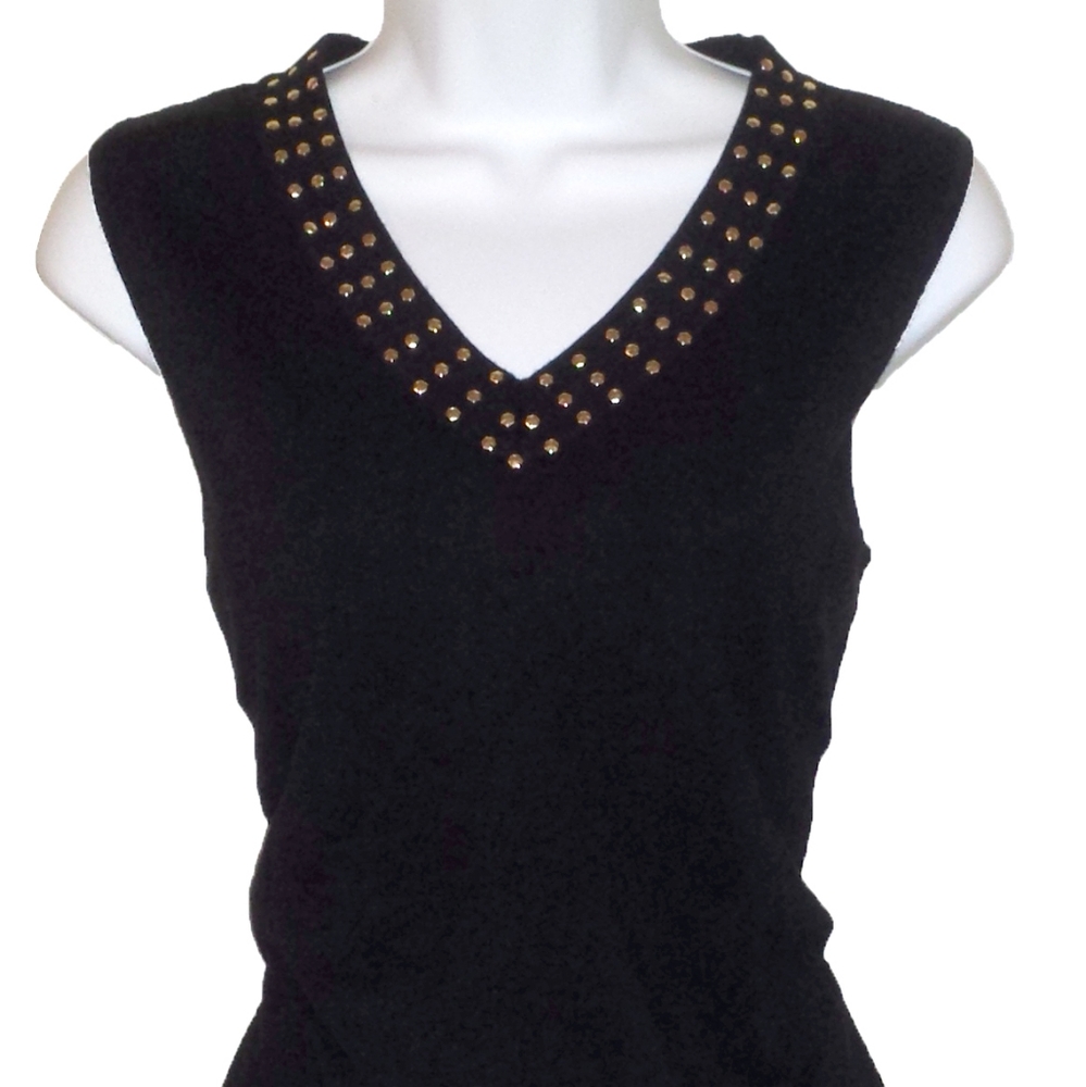 Industry 212 Black Tank Top Size Large with Metal